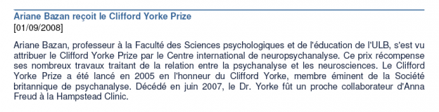 Clifford Yorke Prize